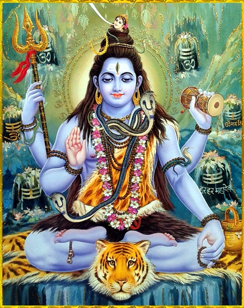Индийское божество Шива