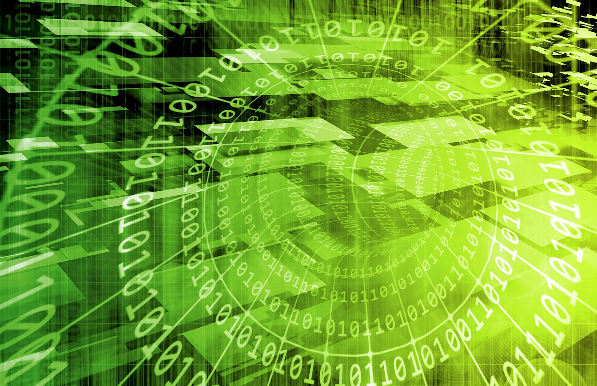 Информационные технологии в зеленом цвете