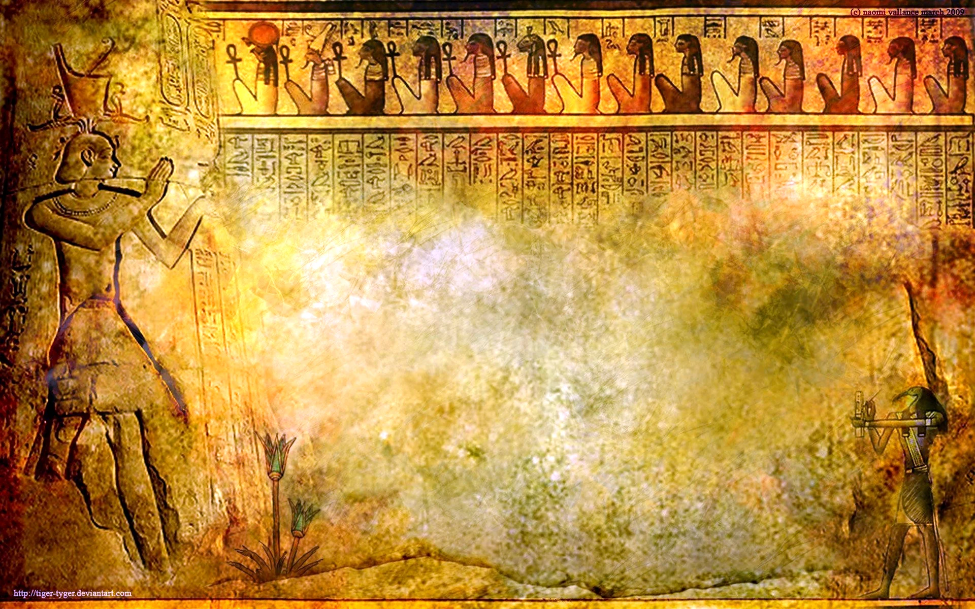 Искусство древнего Египта фон