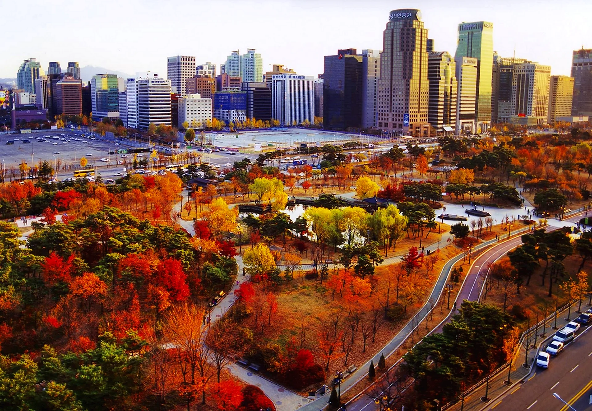 Южная Корея осенью Пусан
