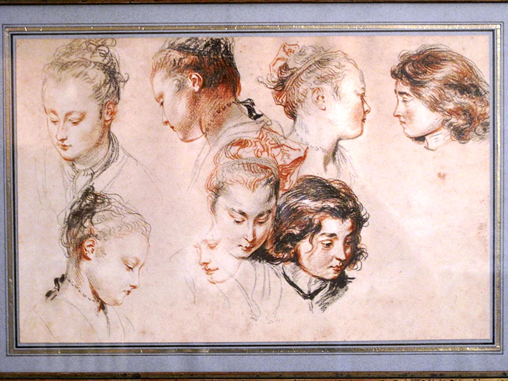 Jean Antoine Watteau drawings