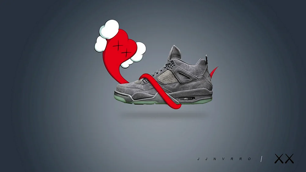 Jordan Nike KAWS обои
