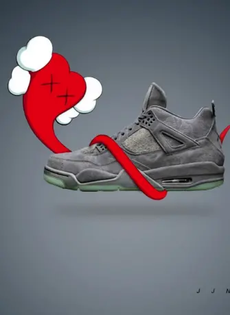 Jordan Nike KAWS обои