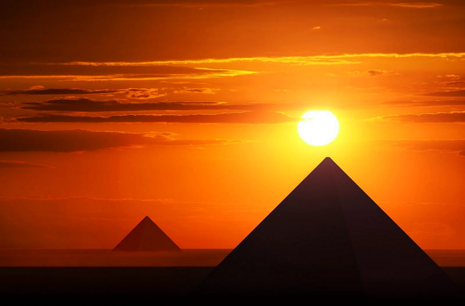 Каир пирамиды закат