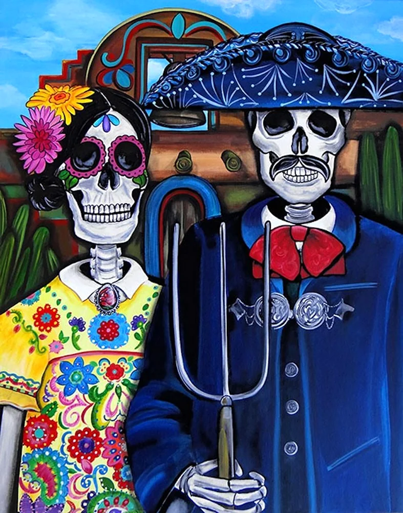 Калавера скелет Мексика