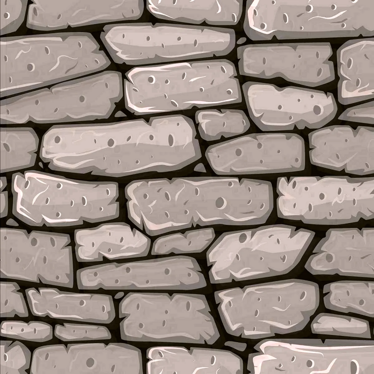 Каменная стена вектор