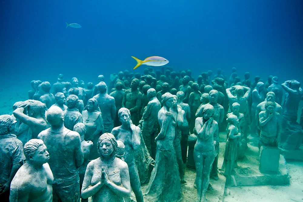 Канкун музей подводных скульптур