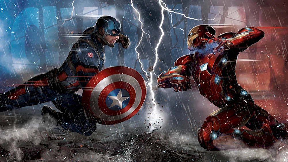 Капитан Америка против Тони Старка