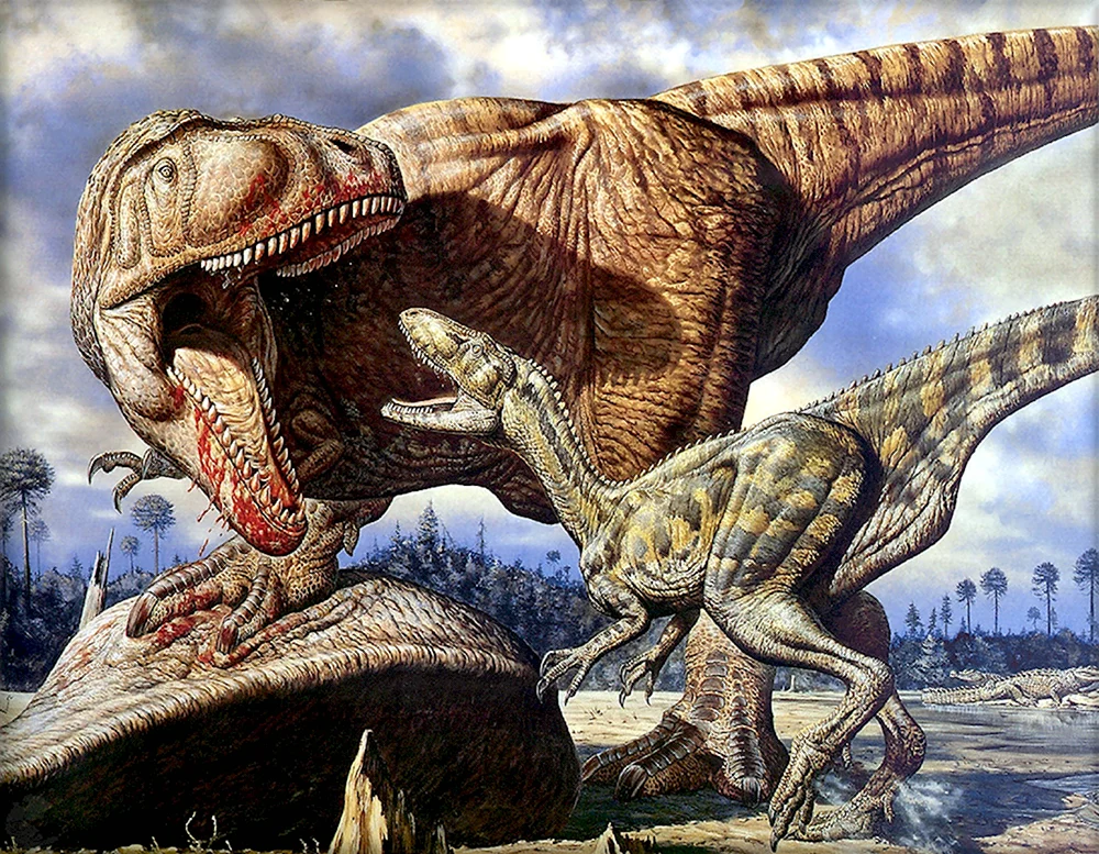 Кархародонтозавр Тиранозавр