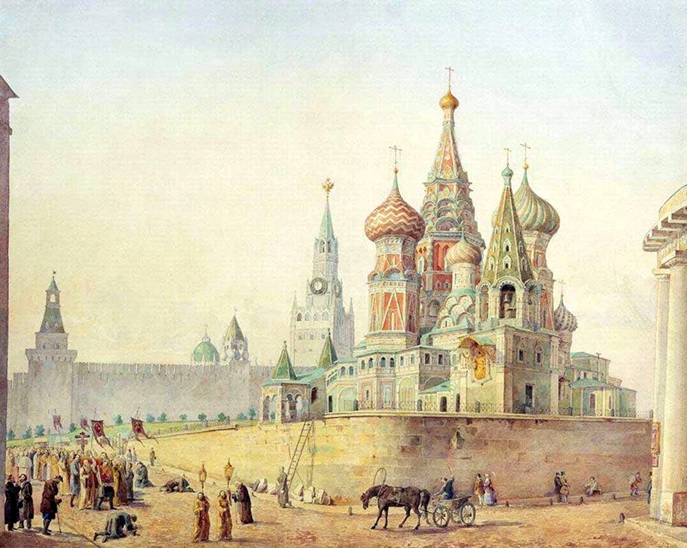 Карл Иванович Рабус храм Василия Блаженного