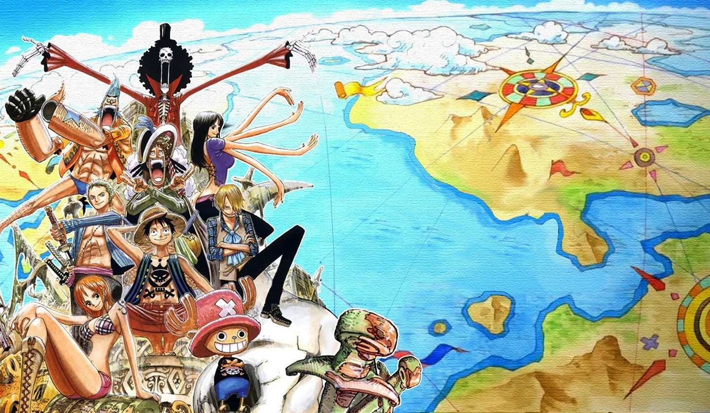 Карта аниме Ван Пис
