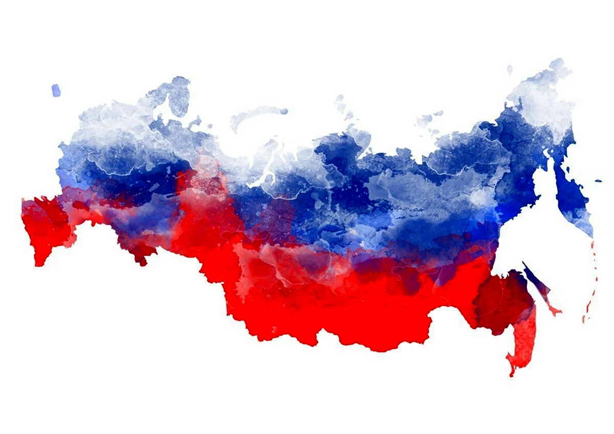 Карта РФ Триколор