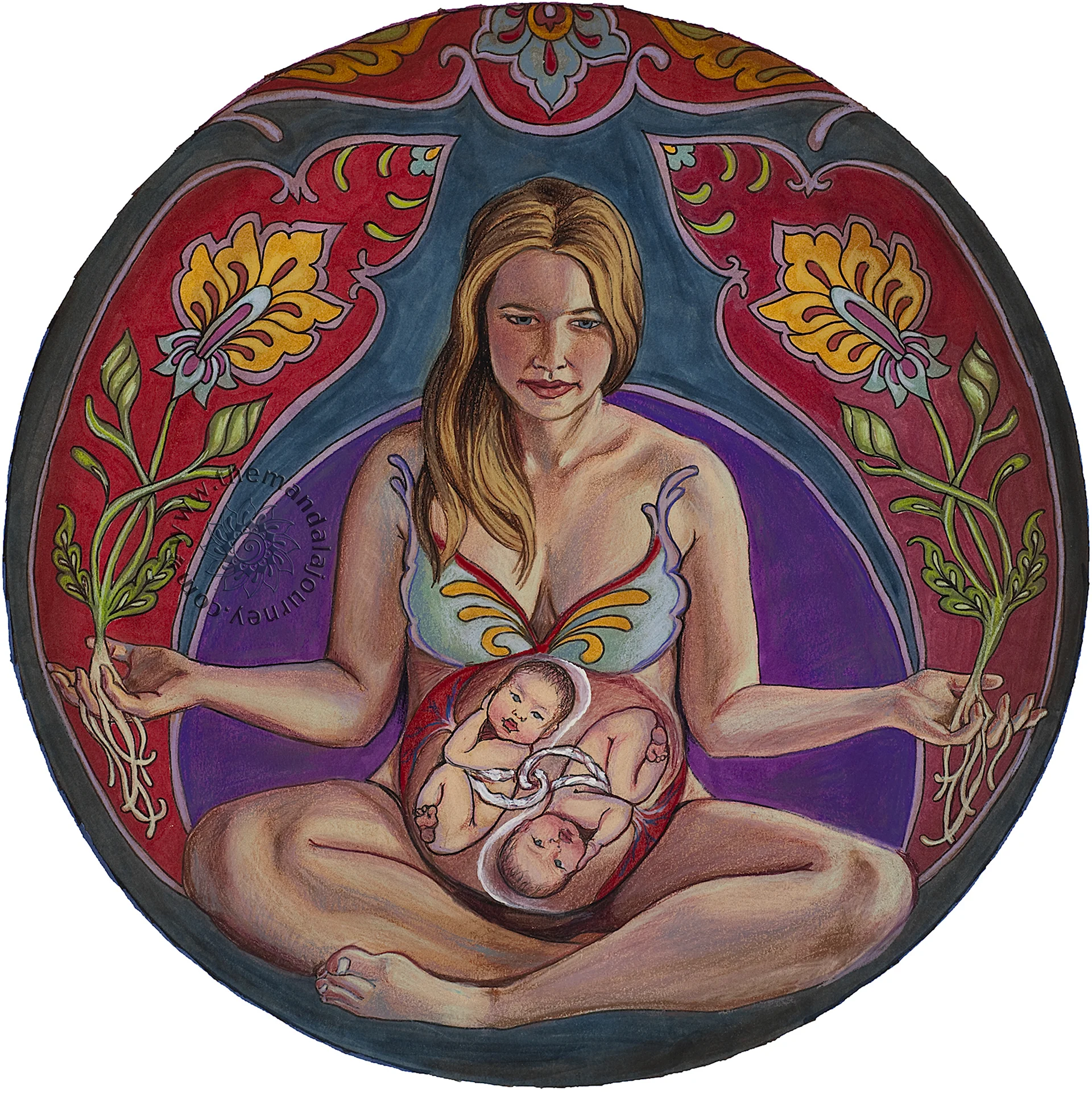 Картина беременной женщины