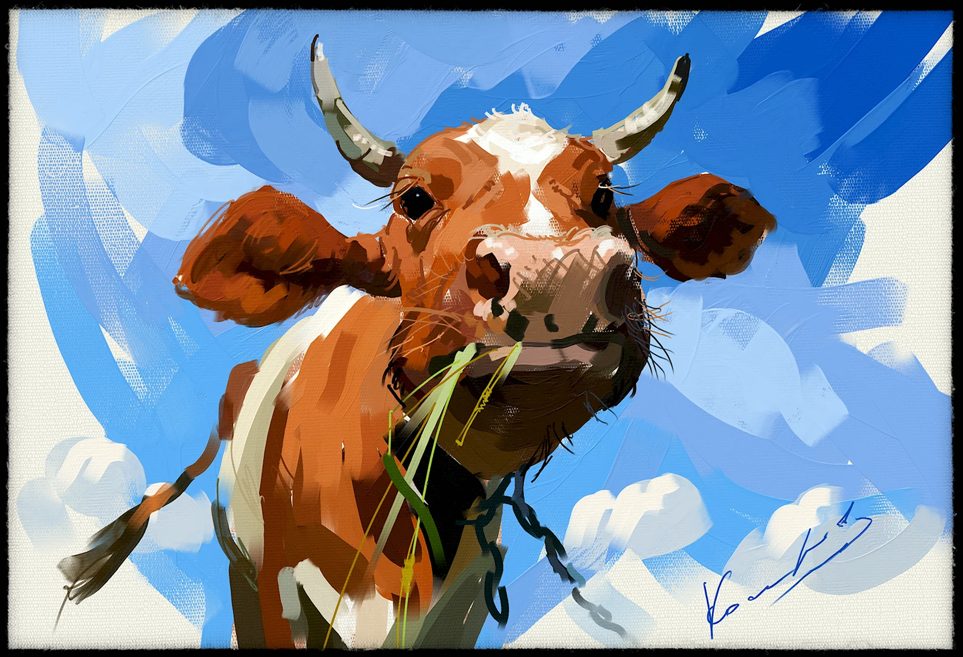 Картина картина коровки