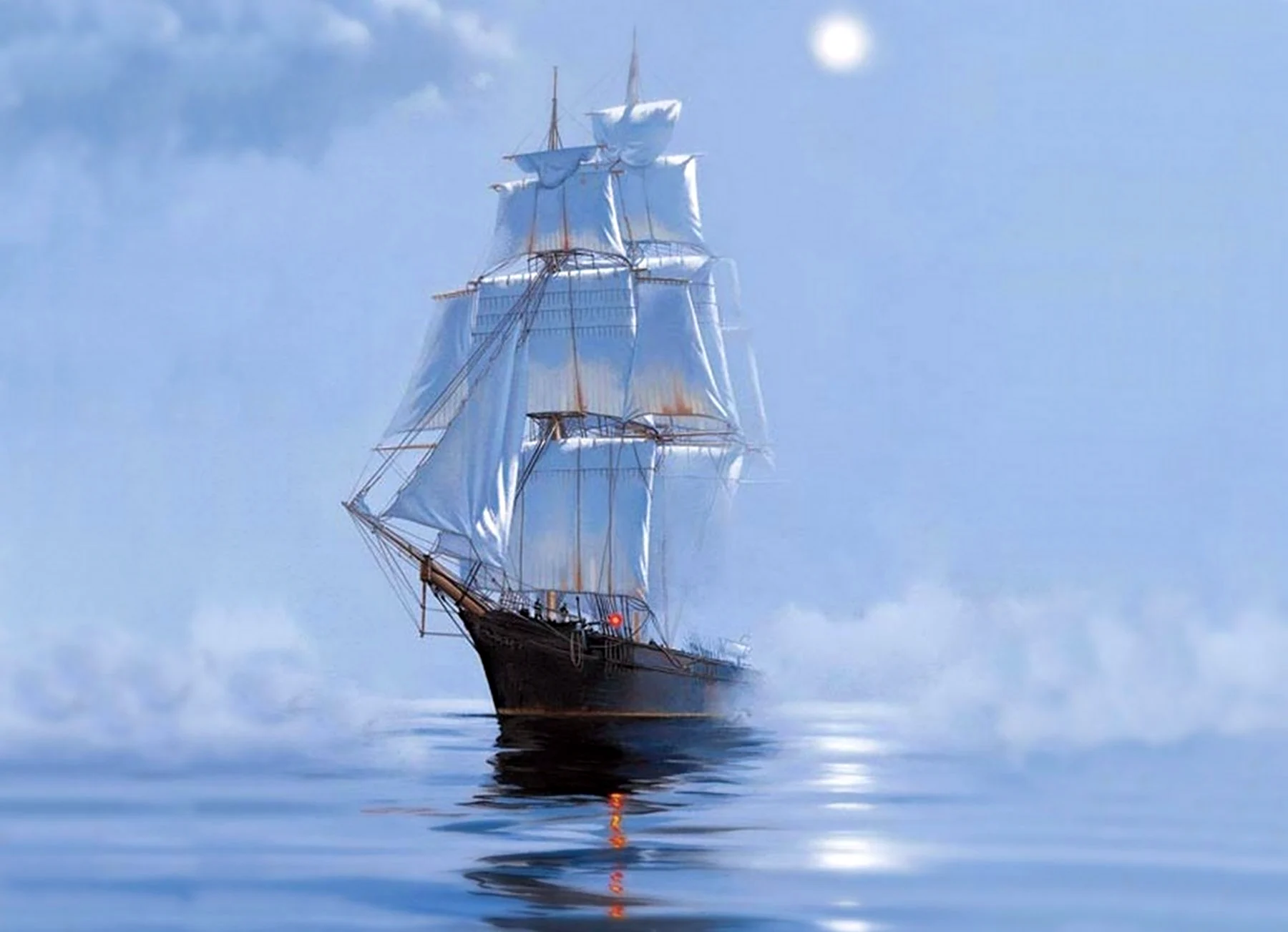 Картина корабль Джеймс Бреретон