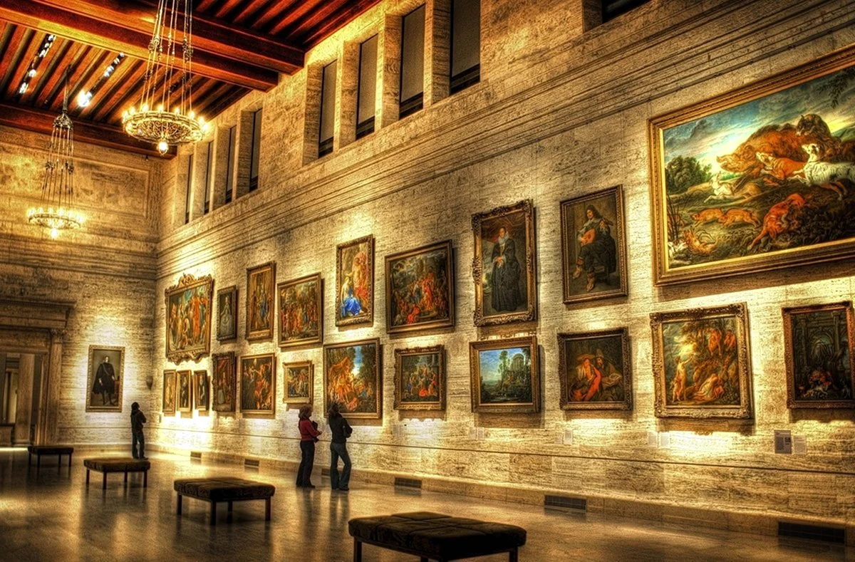 Картинная галерея Лувр картины