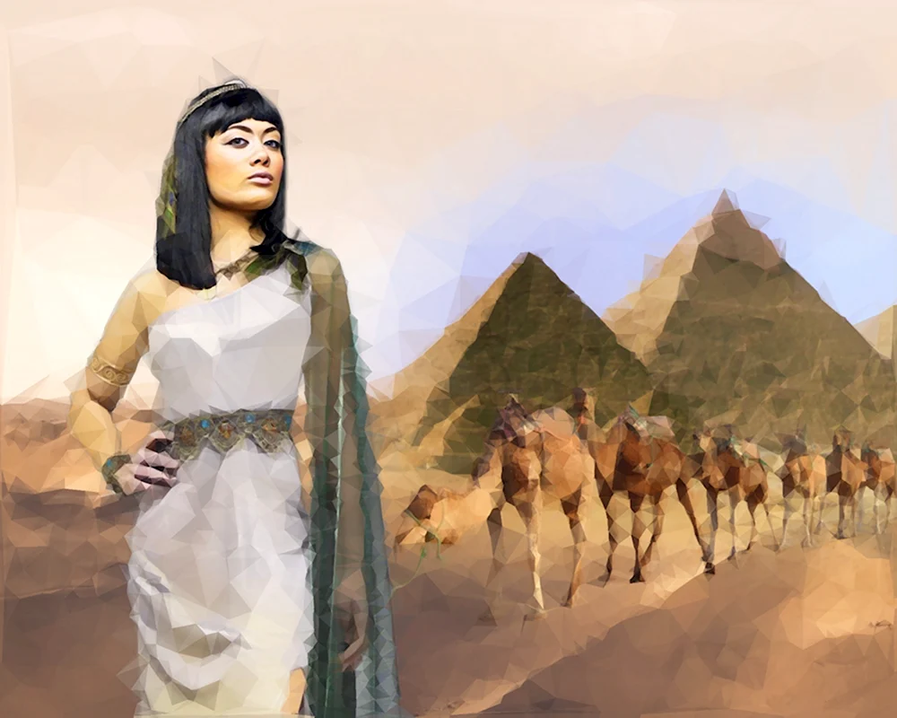 Картины Египет Клеопатра пирамиды