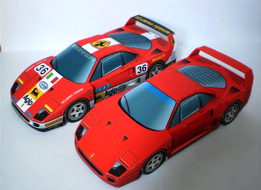 Картонная модель Ferrari f40