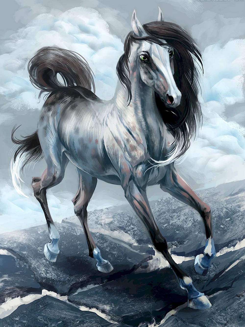 Келпи лошадь Цири