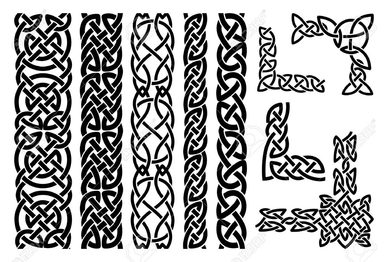 Кельтская вязь орнамент для топора