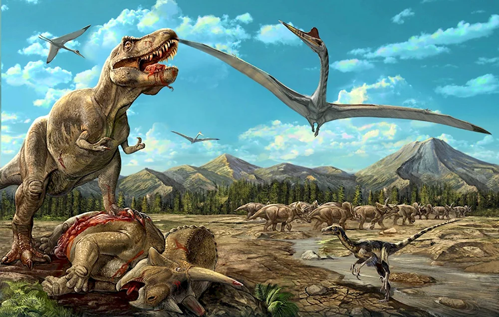 Кетцалькоатль и Тираннозавр