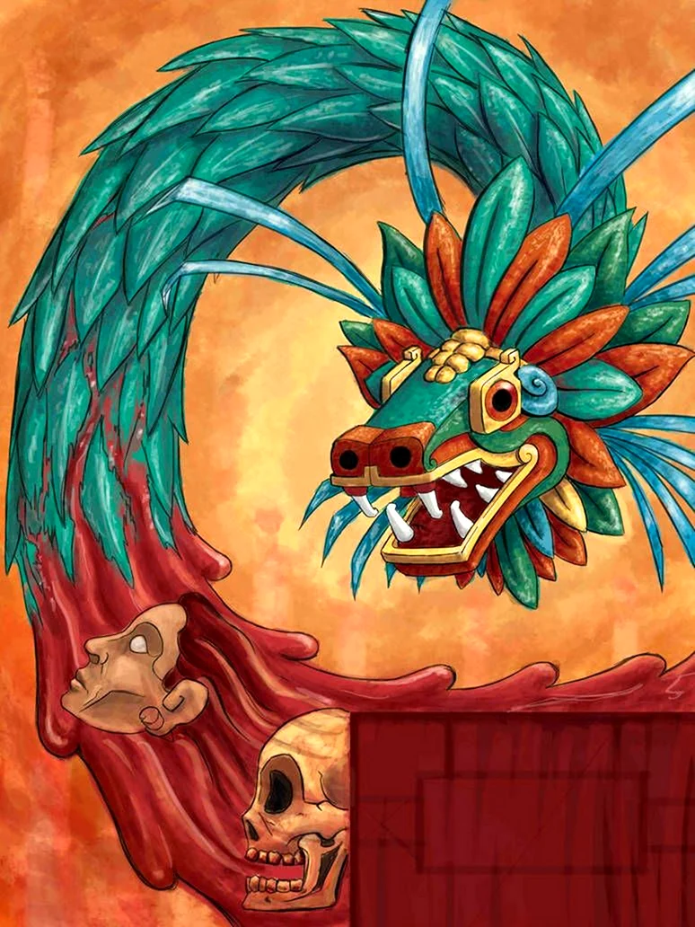 Кетцалькоатль-Ацтекский Бог