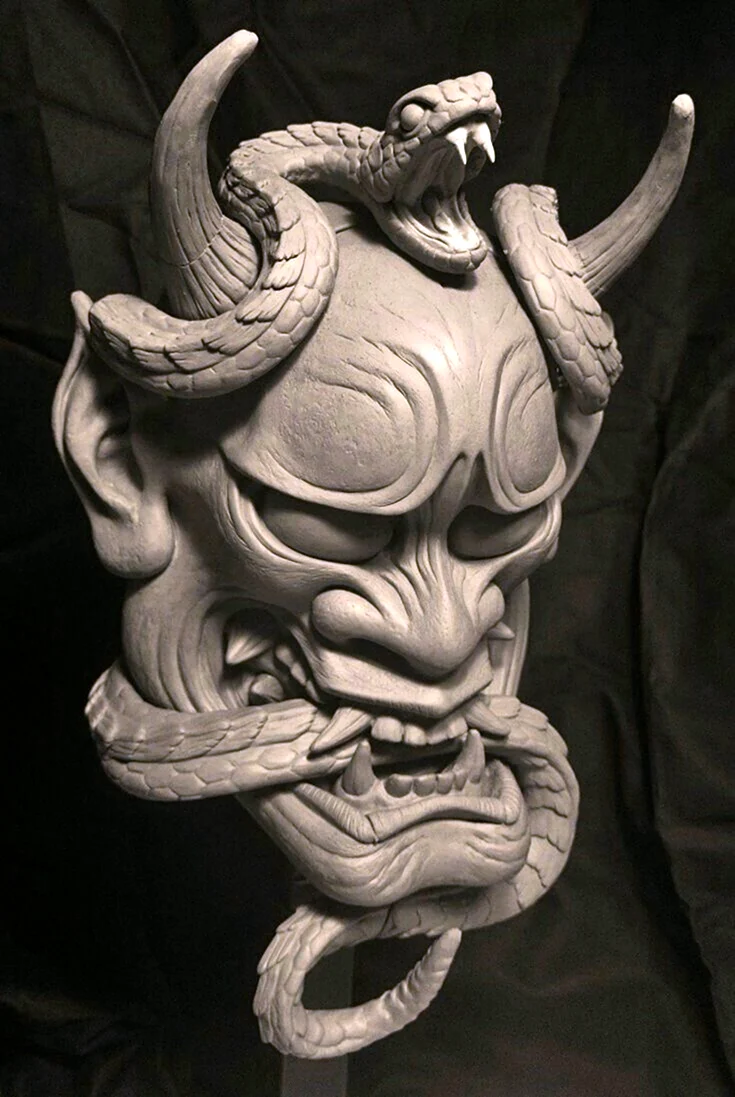 Ханья маска демона 3 д