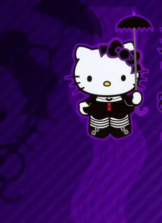 Хелло Китти фиолетовая Кити