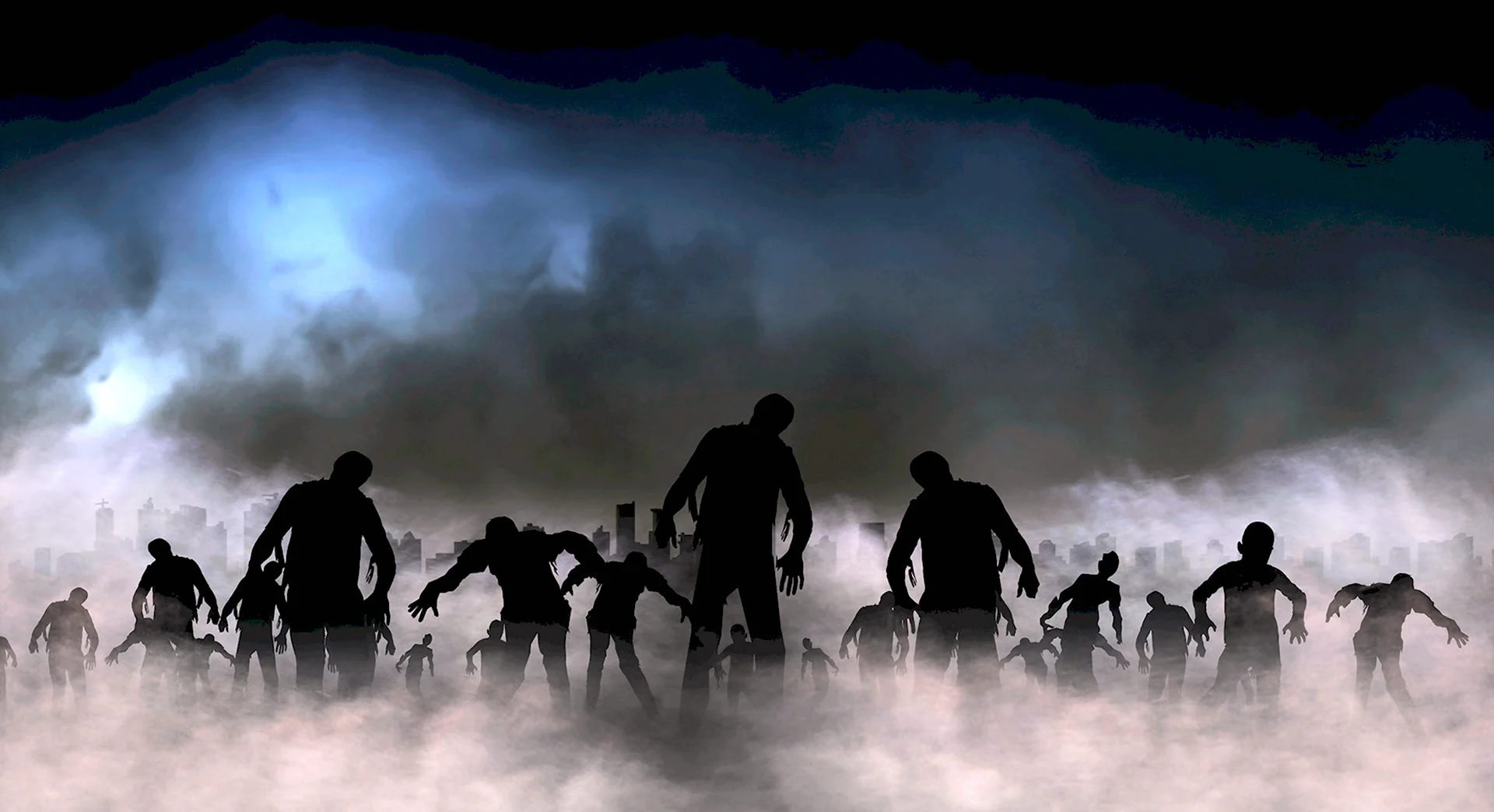Ходячие мертвецы в тумане