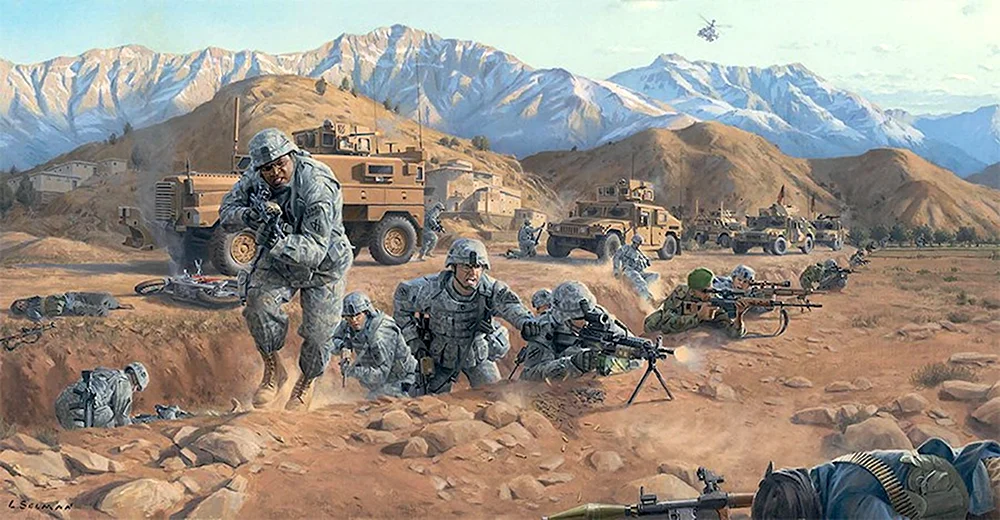 Художник Larry Selman Afghanistan War