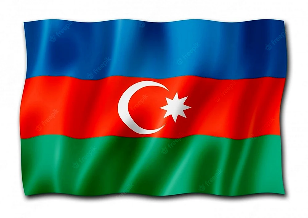 Китайский азербайджанский флаг
