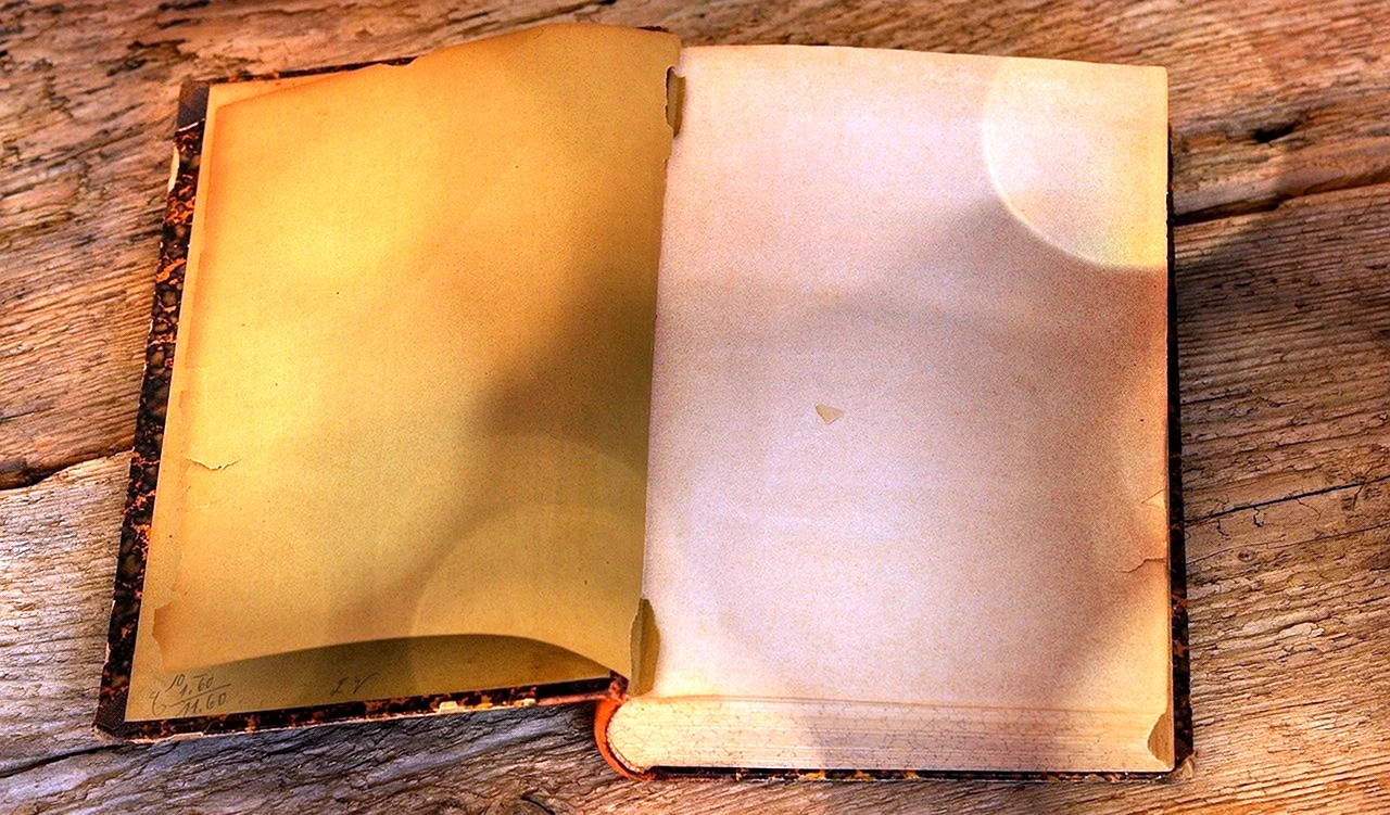 Книга с пустыми страницами