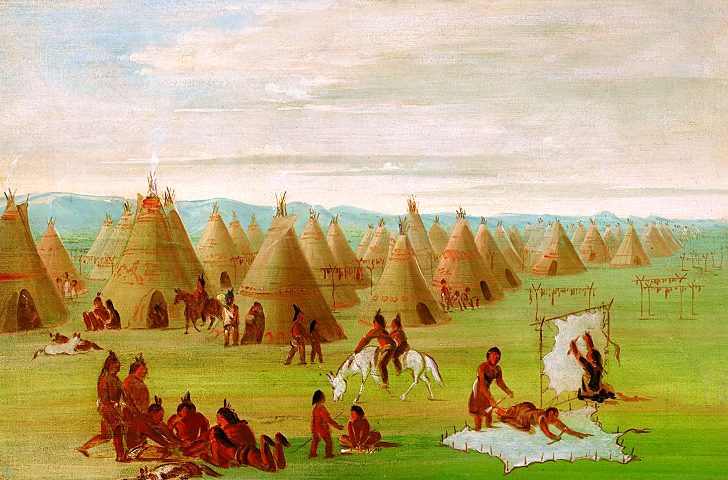 Кочевые индейцы Северной Америки