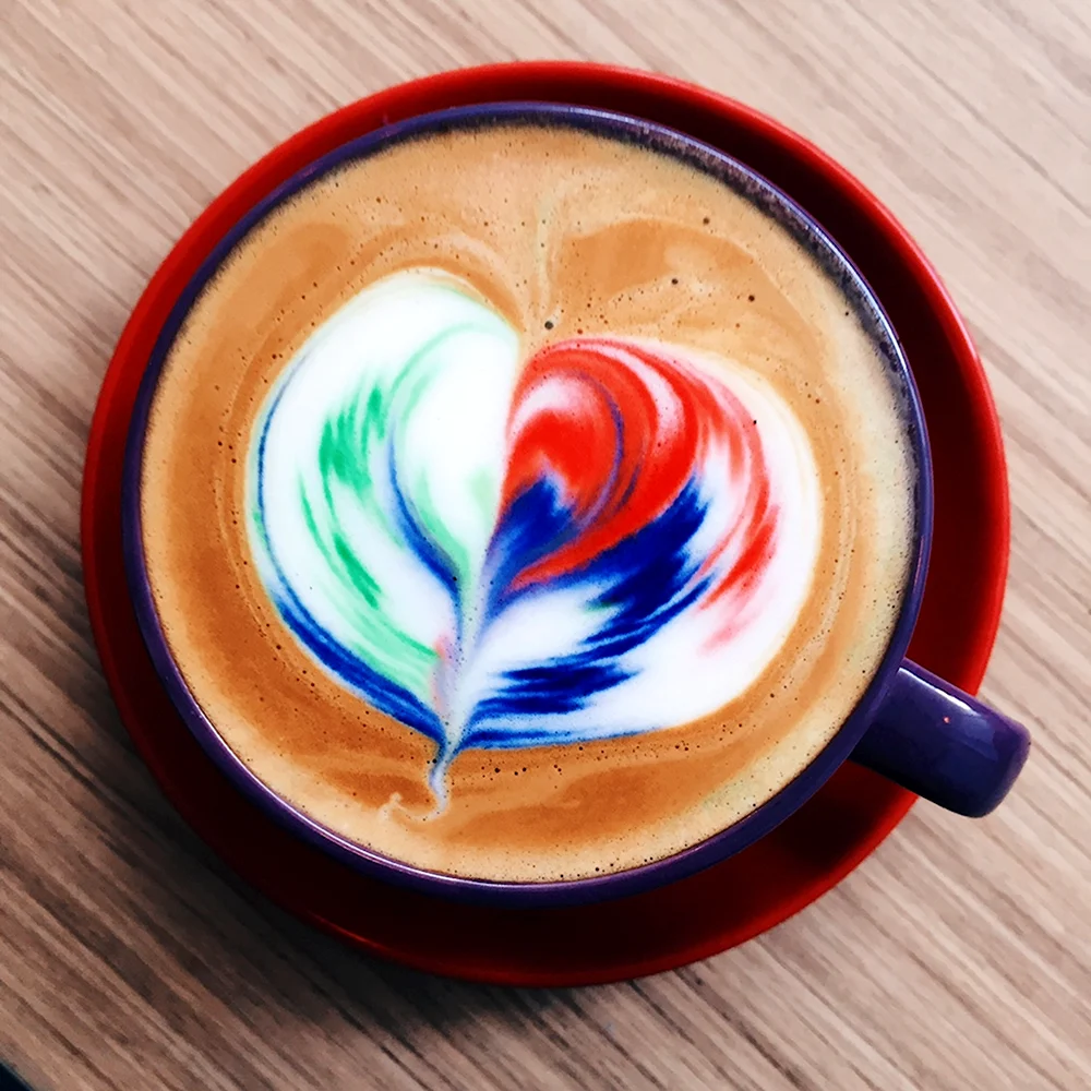 Кофе латте арт