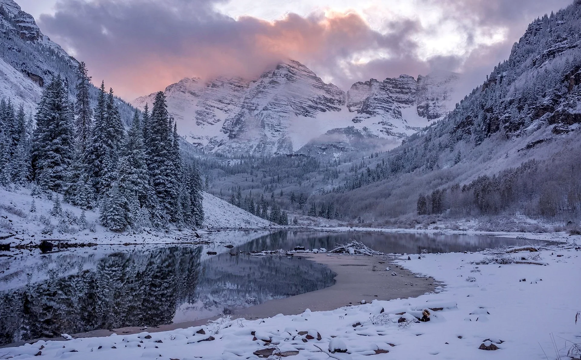 Колорадо зима горы