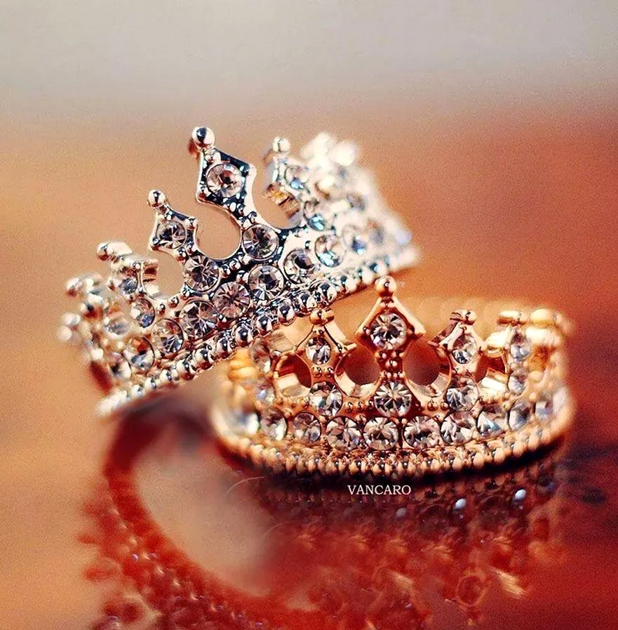 Кольцо корона с бриллиантами