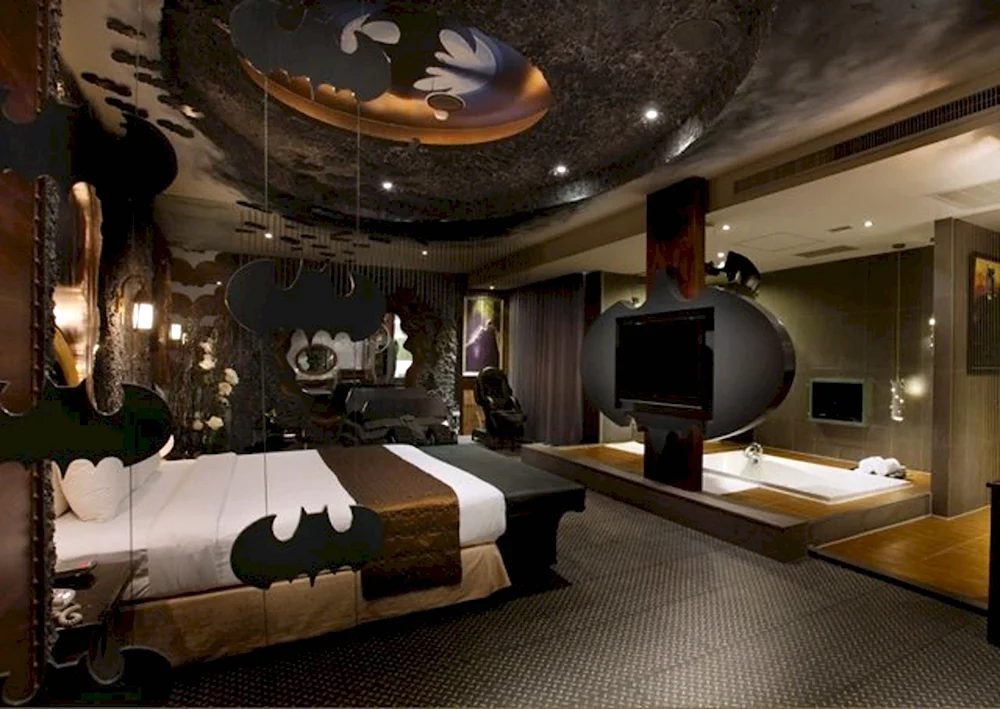Комната в стиле Бэтмена