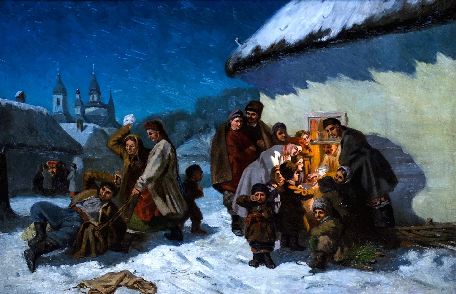 Константин Трутовский «колядки в Малороссии» 1864