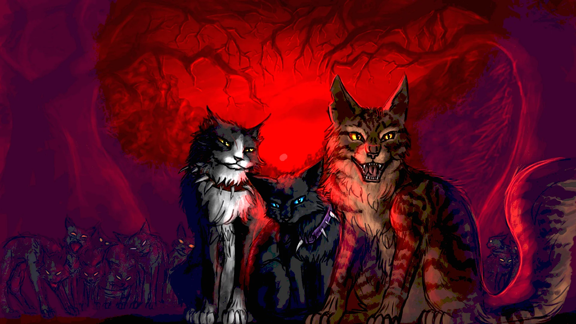 Коты Воители демоны