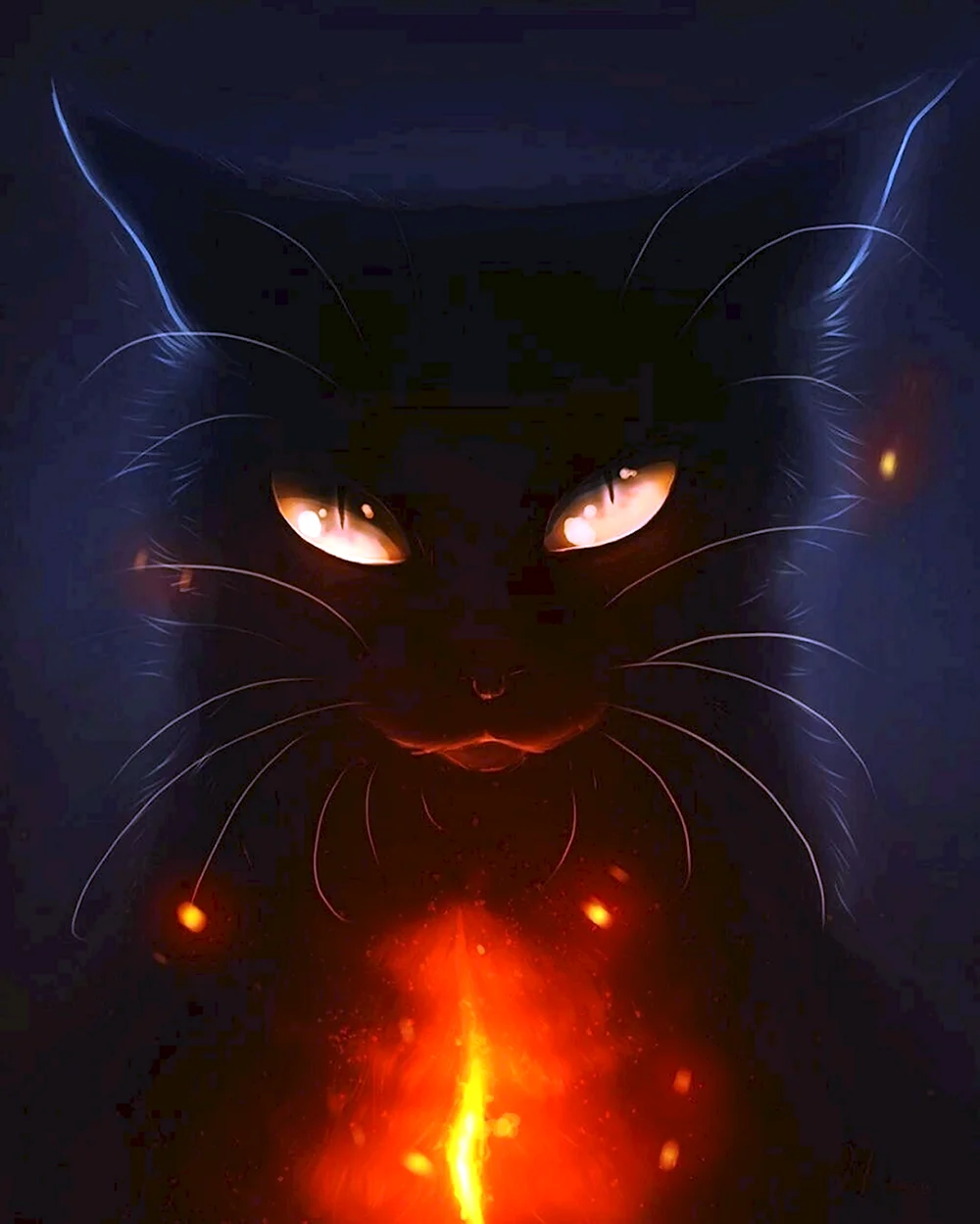Коты Воители длинная тень арт