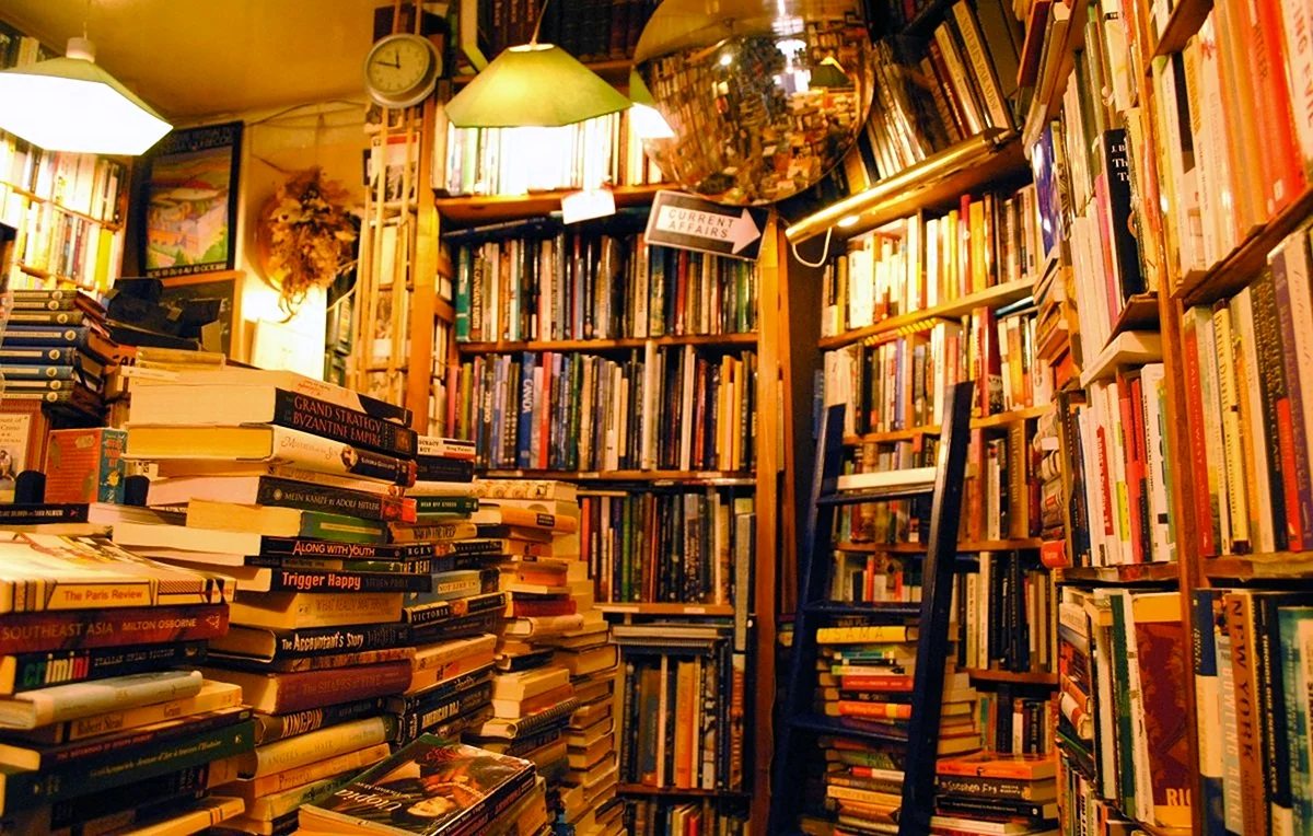 Красивый книжный магазин