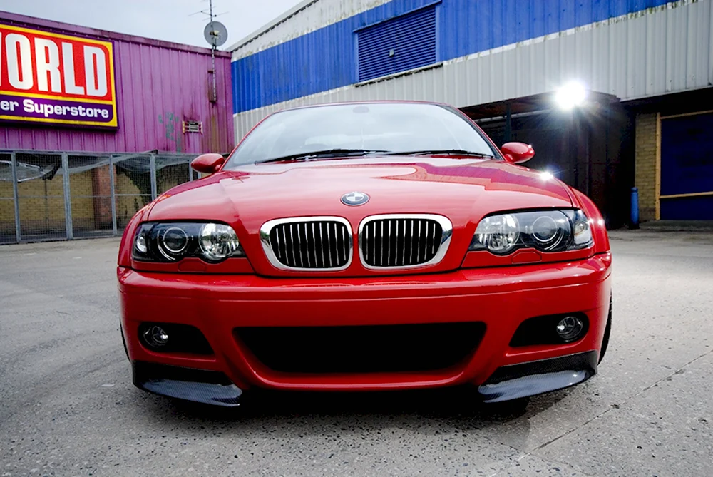 Красная BMW e46