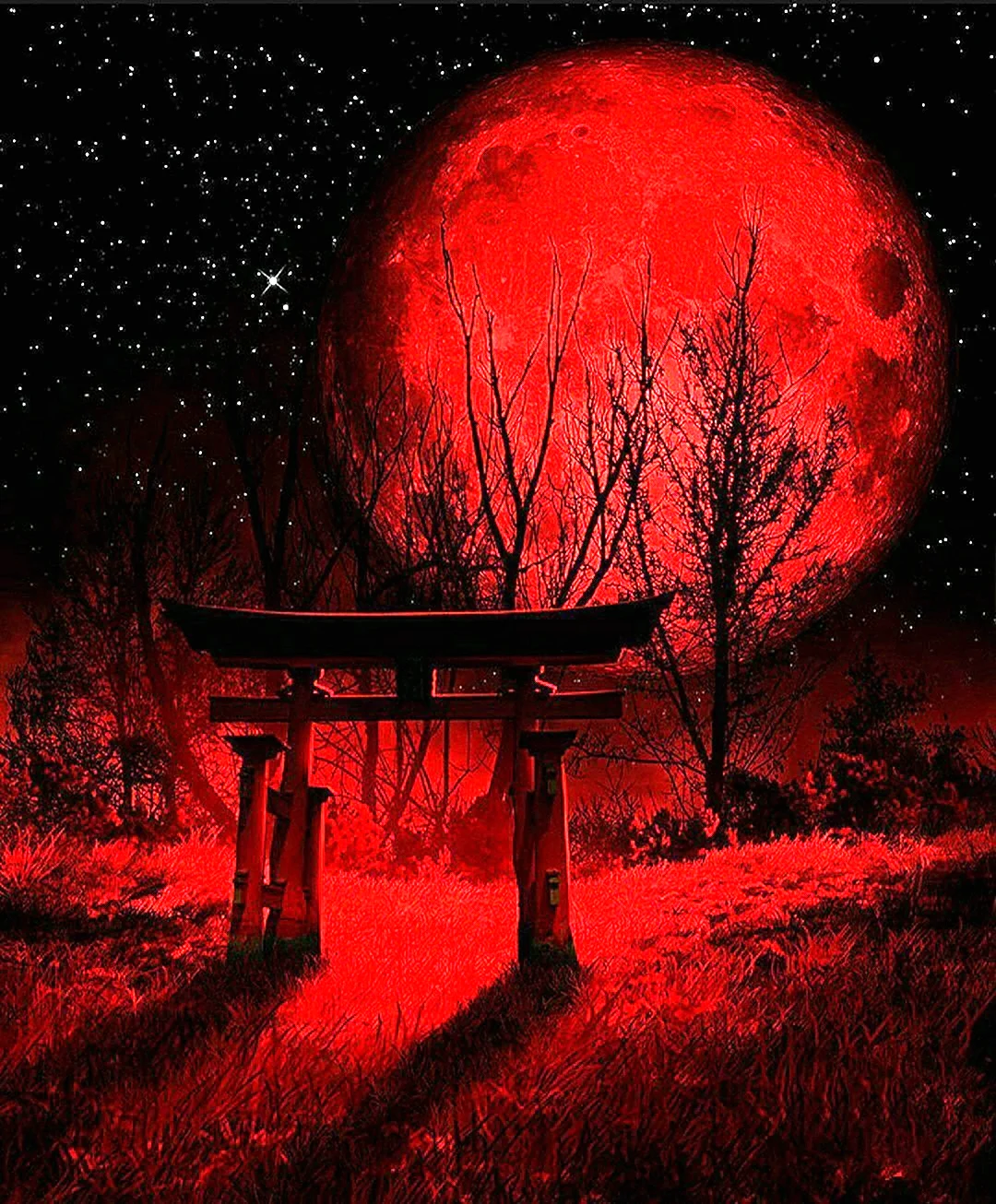 Красная Луна аниме Итачи