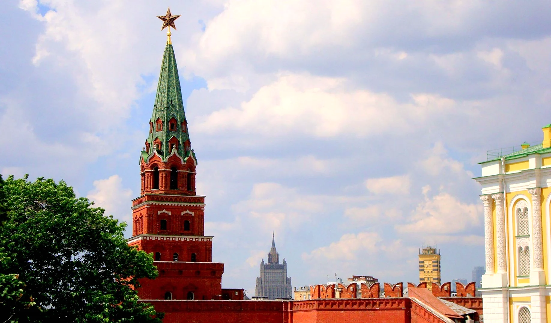 Красная площадь Спасская башня