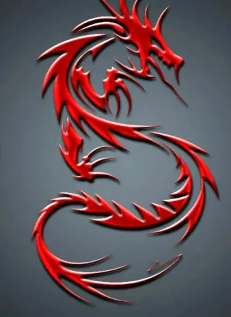 Красный дракон MSI