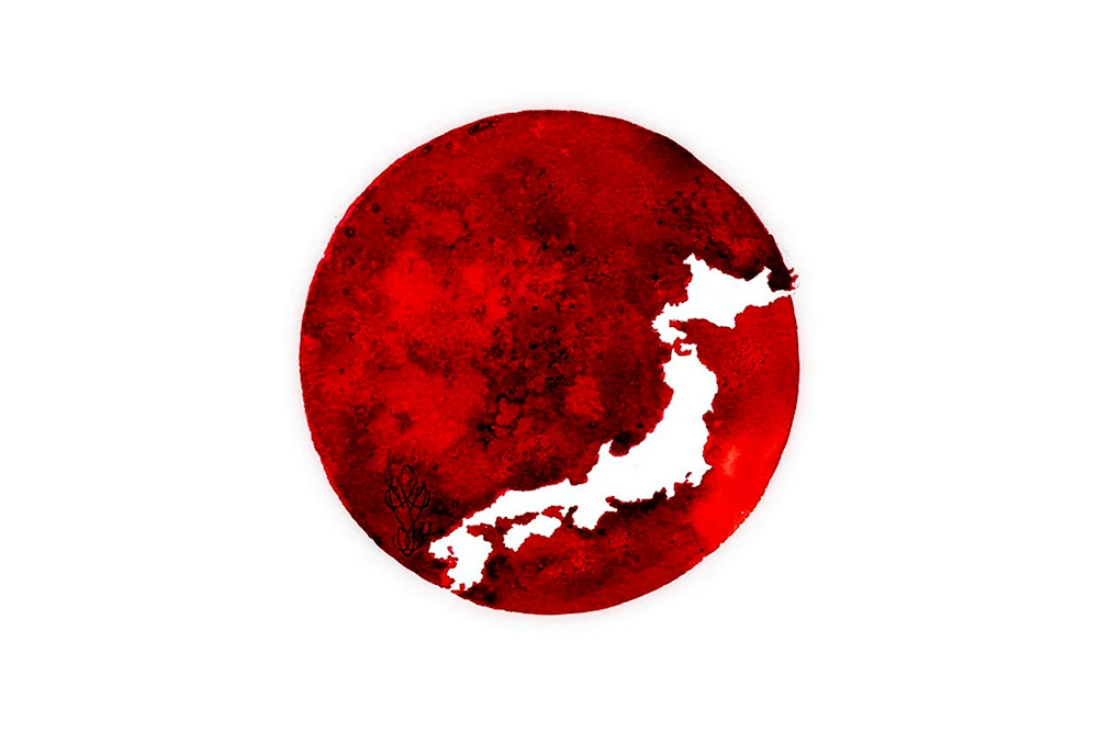 Красный круг Япония