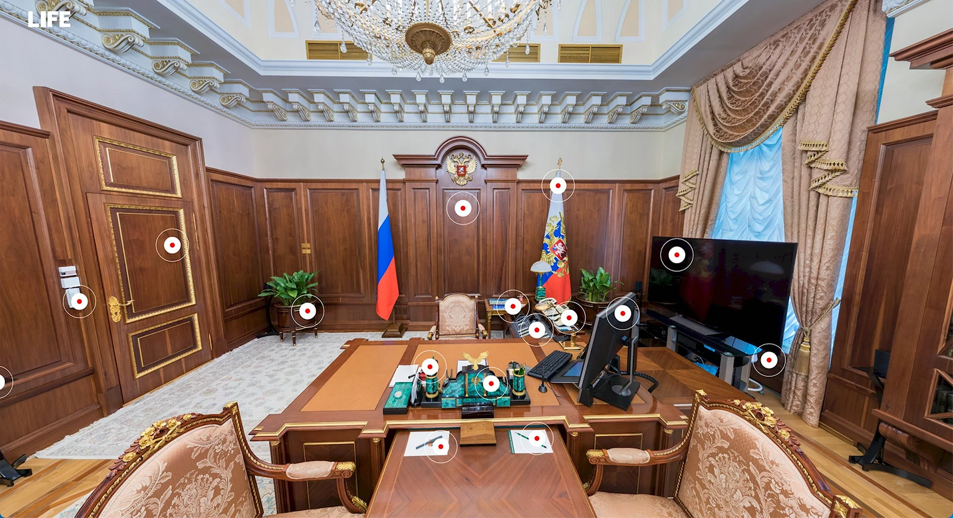 Кремль Сенатский дворец кабинет президента