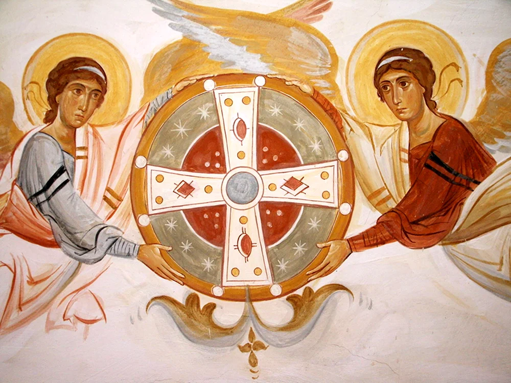Крест Георгия Победоносца фрески