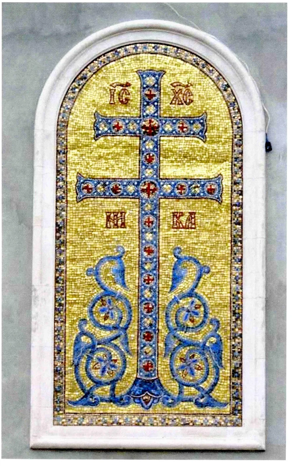 Крест Процветший фреска Византия