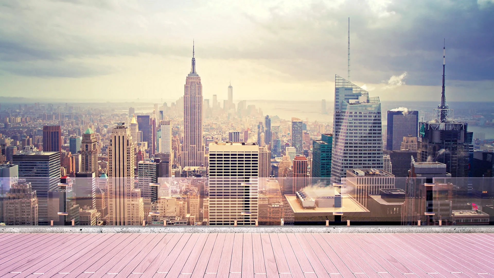 Крыша города Нью Йорк